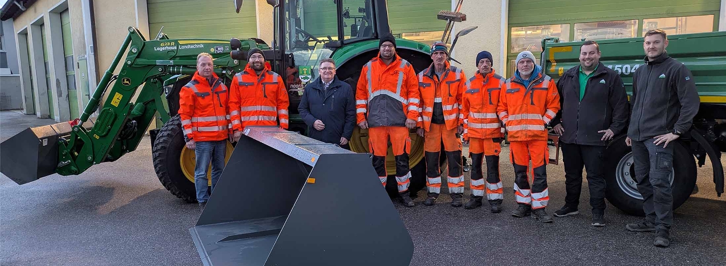 Übergabefoto an Marktgemeinde Naarn