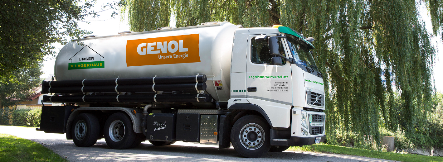 Genol Pellets-Tankwagen auf der Straße