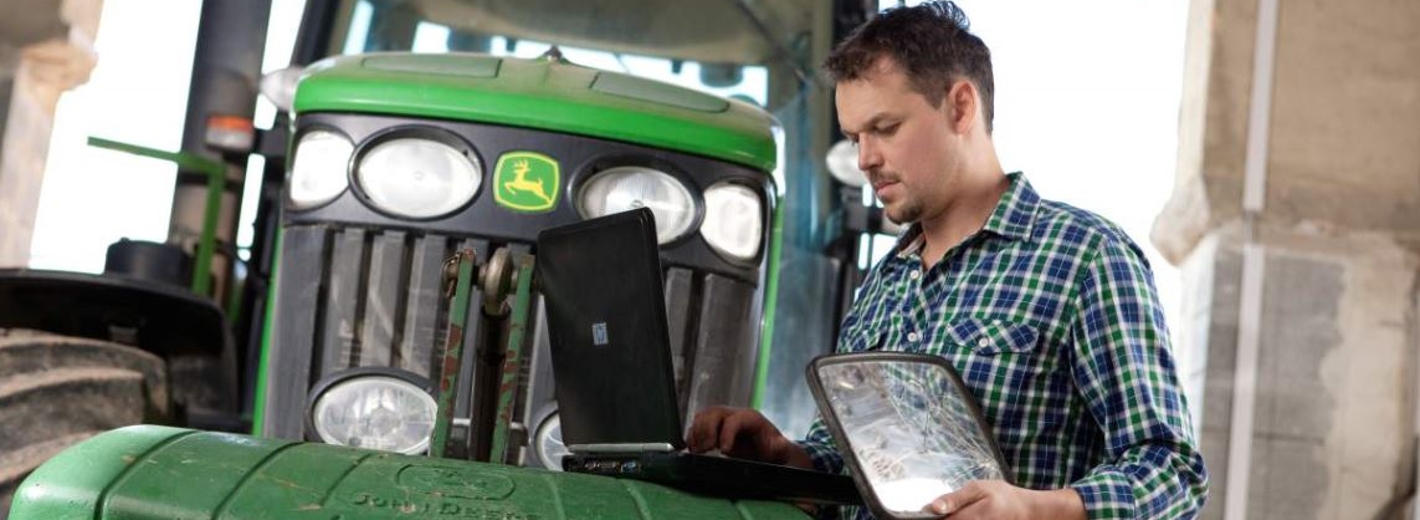 Reparatur Traktor