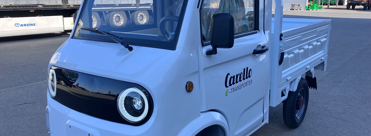 ECO RIDER Elektrotransporter in der Farbe Weiß