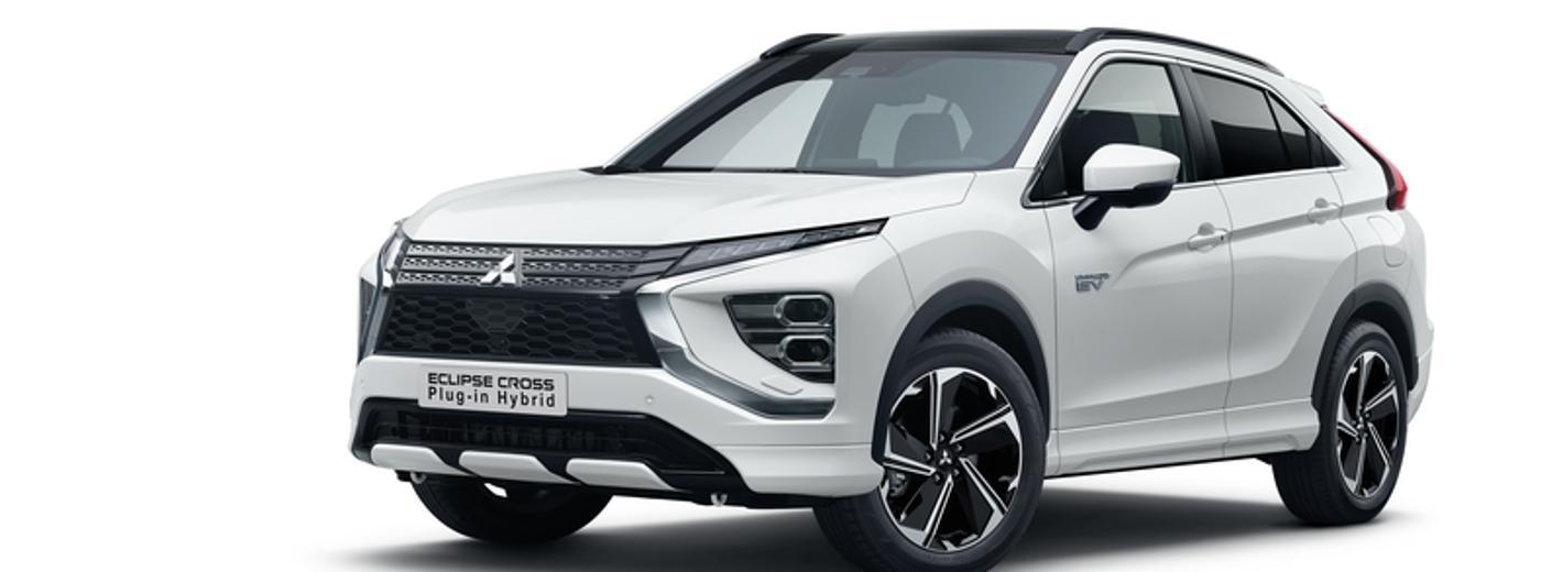 weißes Modell von Mitsubishi Eclipse Cross