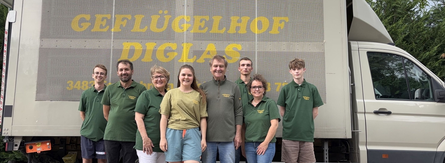 Gruppenfoto Diglas Geflügelhof
