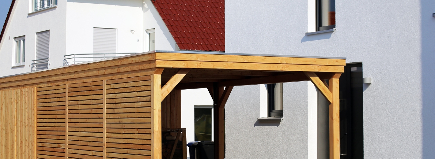 Carport aus Holz