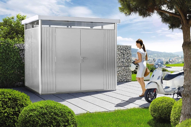 BIOHORT Gerätehaus HighLine H2 mit Doppeltür