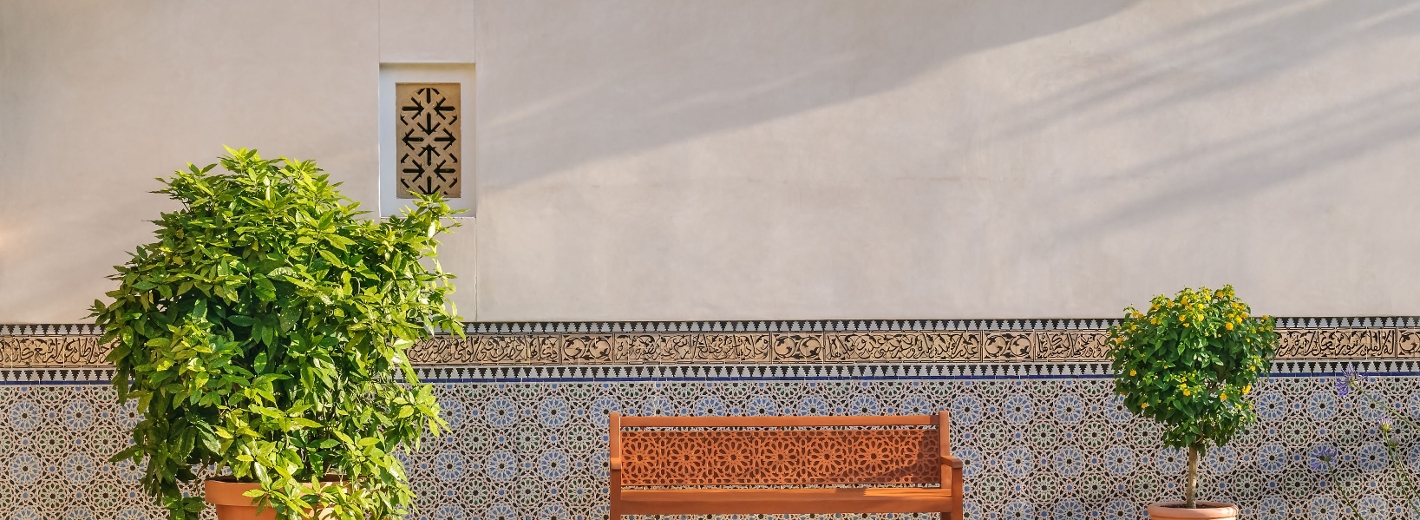 Mediterraner Garten andalusisch