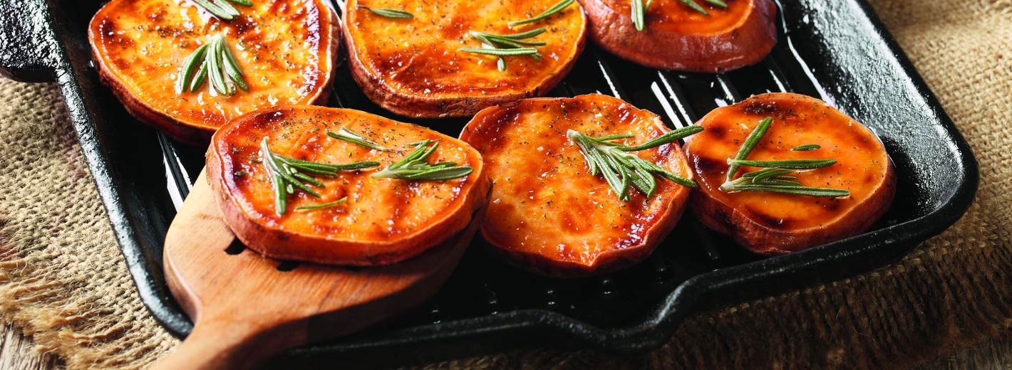 Süßkartoffel gegrillt