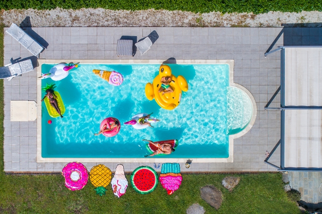 Pool von Oben