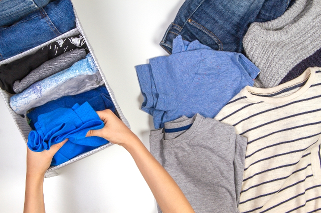 T-Shirts schön verstaut