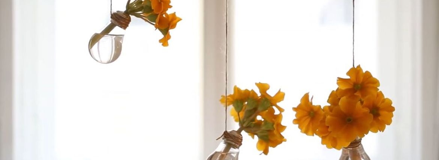 DIY Glühbirnen Vasen