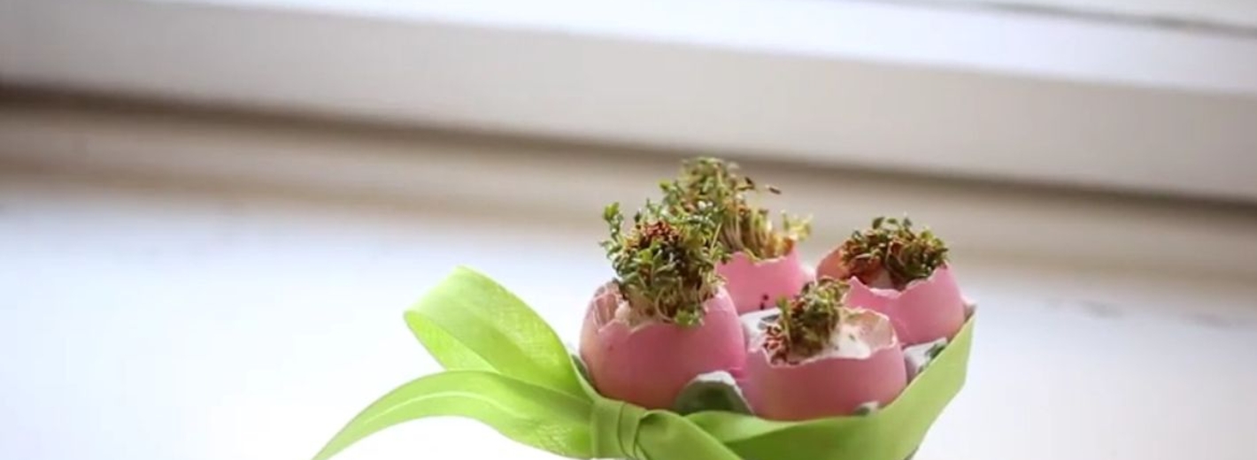 DIY Kresse-Ostereier