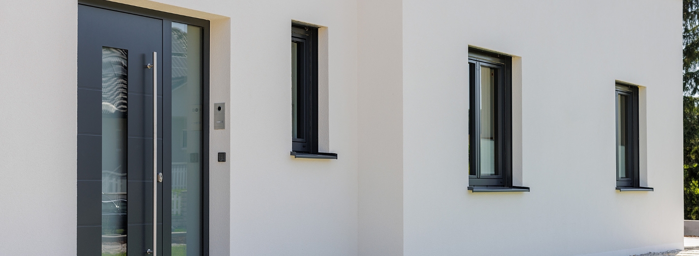 Moderne Aluminium Haustür