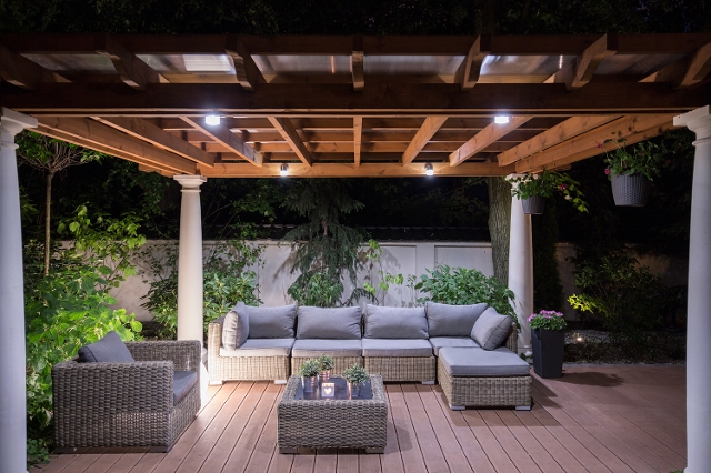 Verlängertes Wohnzimmer im Garten