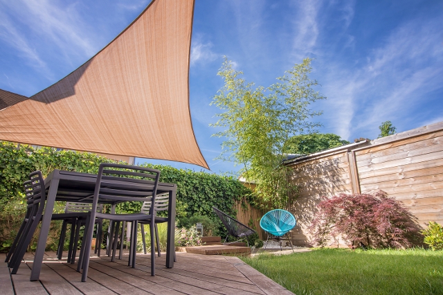Verlängertes Wohnzimmer im Garten