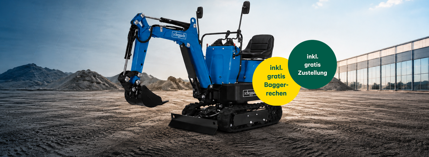 Scheppach Minibagger
