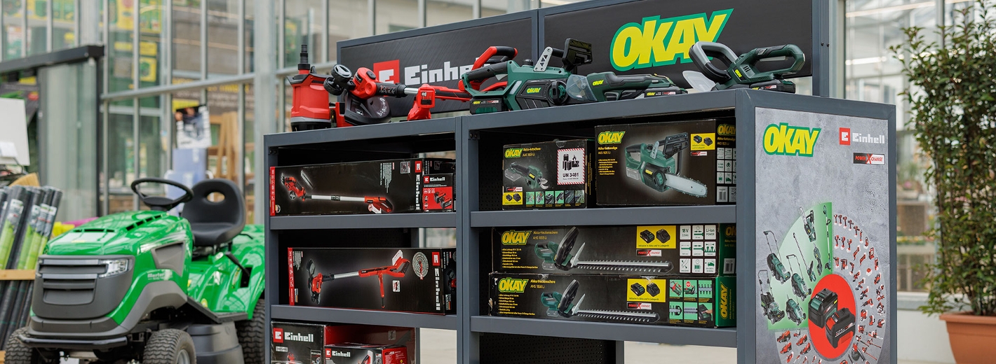 Einhell und Okay Akku Power