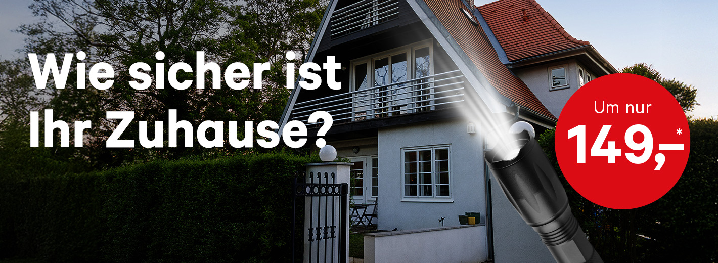 Einfamilienhaus in der Dämmerung