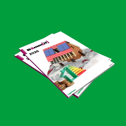 Titelseite Dämmit Katlaog 2026