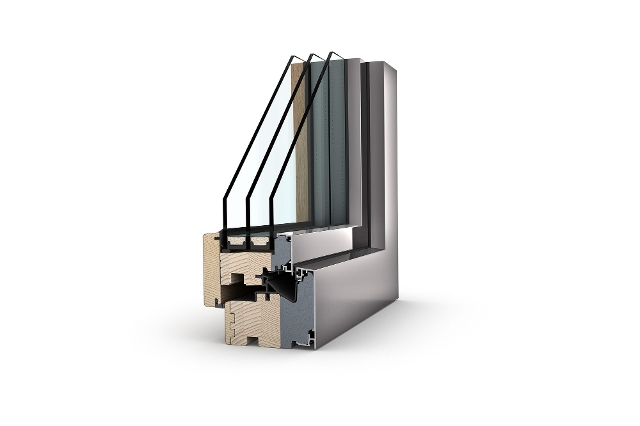 HF 510 Holz-Aluminium-Fenster im Designstil home pure