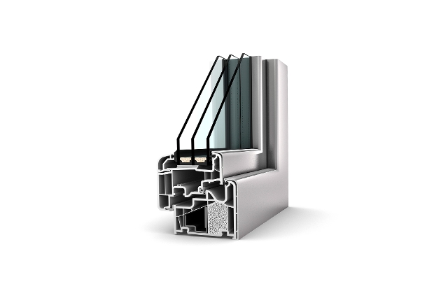 KF 410 Kunststoff-Aluminium-Fenster im Designstil home soft