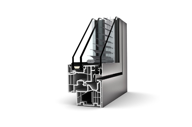 KV 350 Kunststoff-Aluminium-Verbundfenster im Designstil home pure