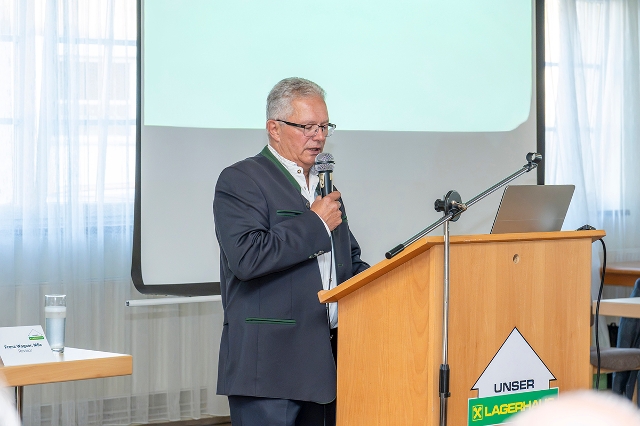 Obmann Hermann Lauter bei der Generalversammlung 2026