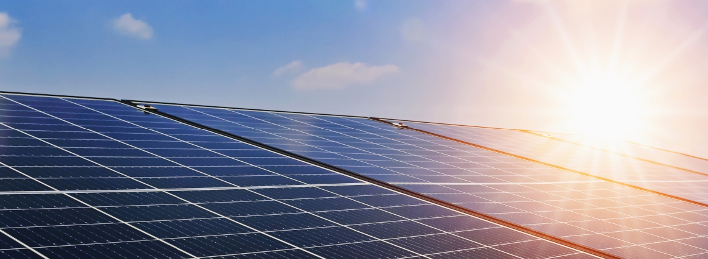 Photovoltaik mit Sonne