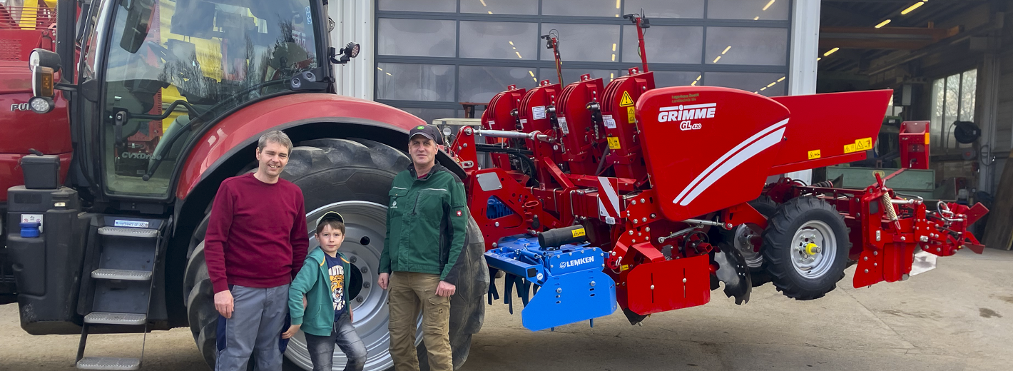 Grimme Kartoffelleger GL 420 an Maschinenring Zwettl Weitra