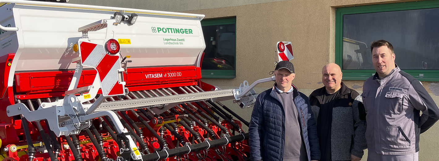Pöttinger Vitasem an Familie Huber