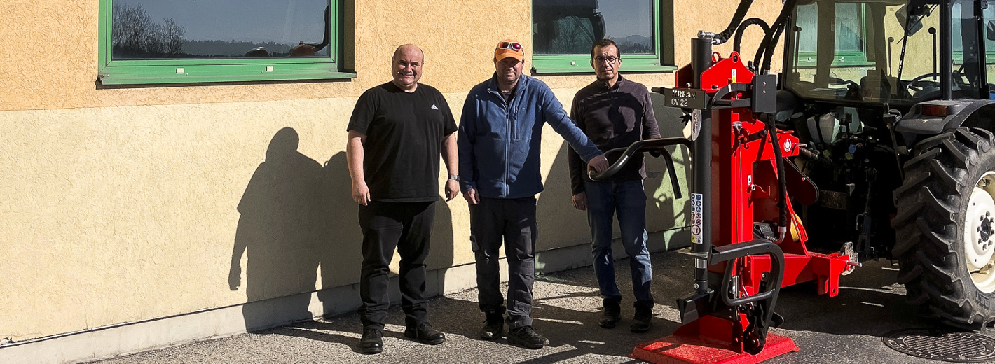 Krpan Holzspalter an Klafl Gruber