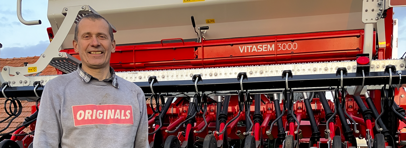 Sökombination Pöttinger Vitasem an Martin Hauer