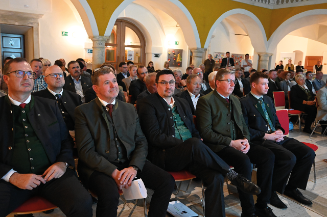 Aufsichtsratsvorsitzender Georg Nickl, Finanzvorstand Johann Markl, Präsident der Landwirtschaftskammer Steiermark MMSt. Andreas Steinegger, Verbandsrevisor Andreas Winter