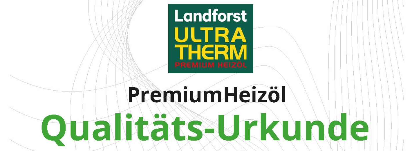 Landforst Ultratherm Qualitätszertifikat
