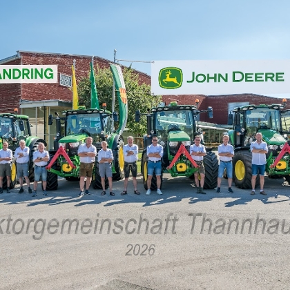 Traktorübergabe an die Traktorgemeinschaft Thannhausen