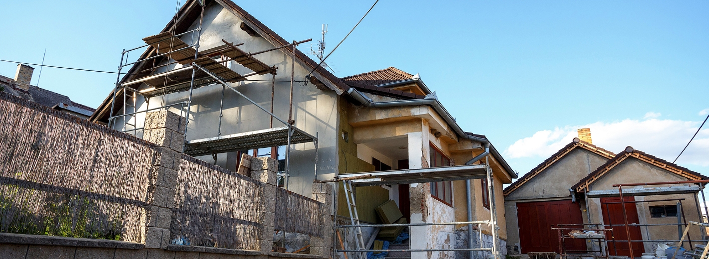 Haus wird saniert
