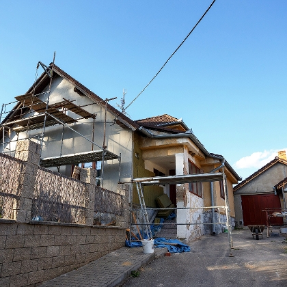 Haus wird saniert