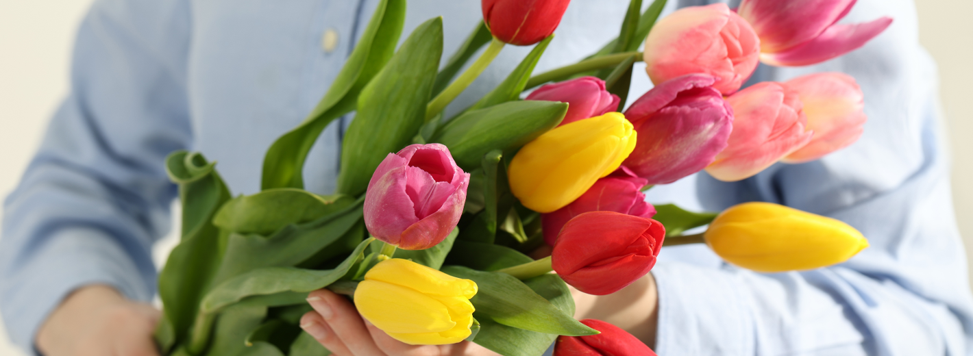 Blumenstrauß zum Valentinstag