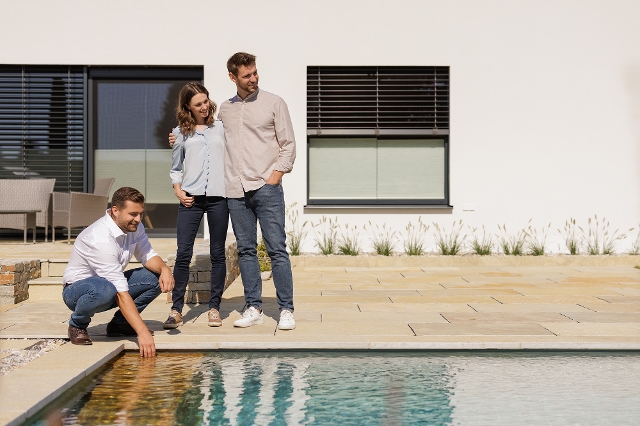 Pool selber bauen - Beratung von Lagerhaus Fachberater