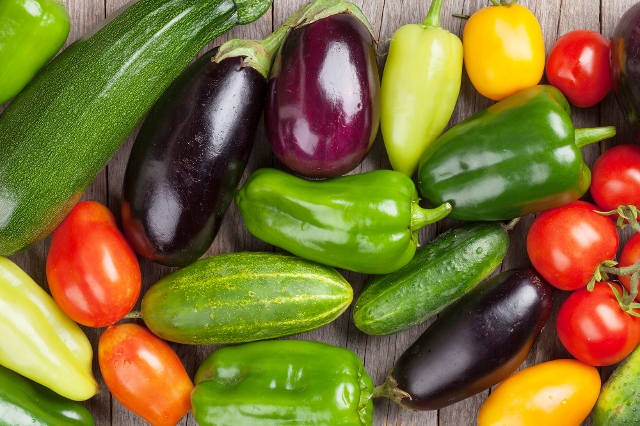 Veredeltes Gemüse frisch geerntet