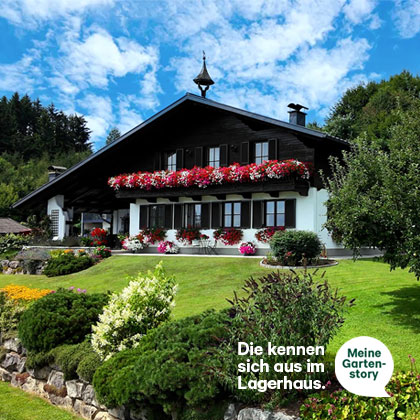 Helenes Garten mit Lagerhaus