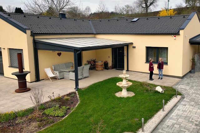 Sandras Haus von außen