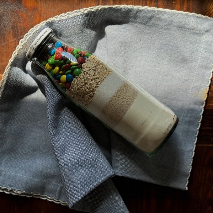 Cookie Backmischung im Glas zum Verschenken