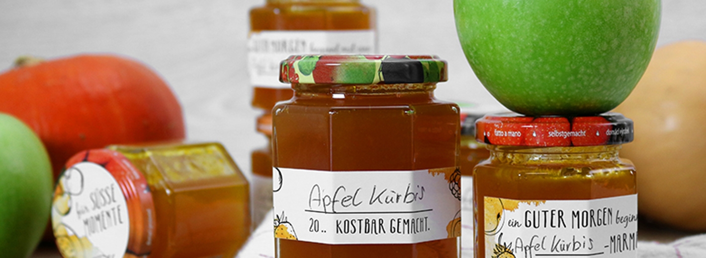 Kürbis Apfel Marmelade