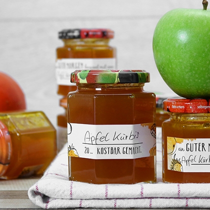 Kürbis Apfel Marmelade