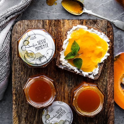Kürbis Marmelade mit Tonic