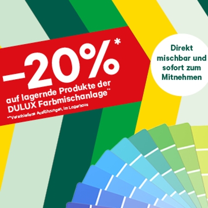 Dulux Farbmischanlage Aktion