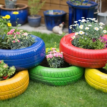 DIY Autoreifen Upcycling