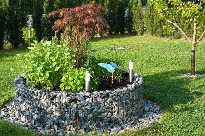 Hochbeet aus Stein