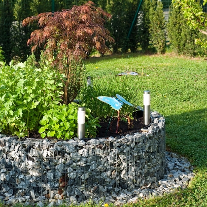 Hochbeet aus Stein