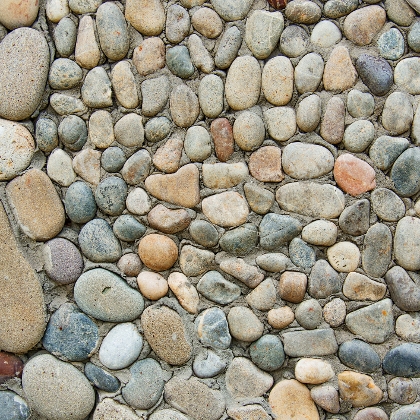 Waschbetonplatte Nahaufnahme