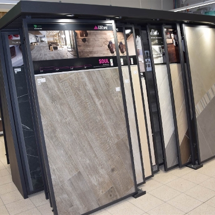 Fliesen-Musterausstellung